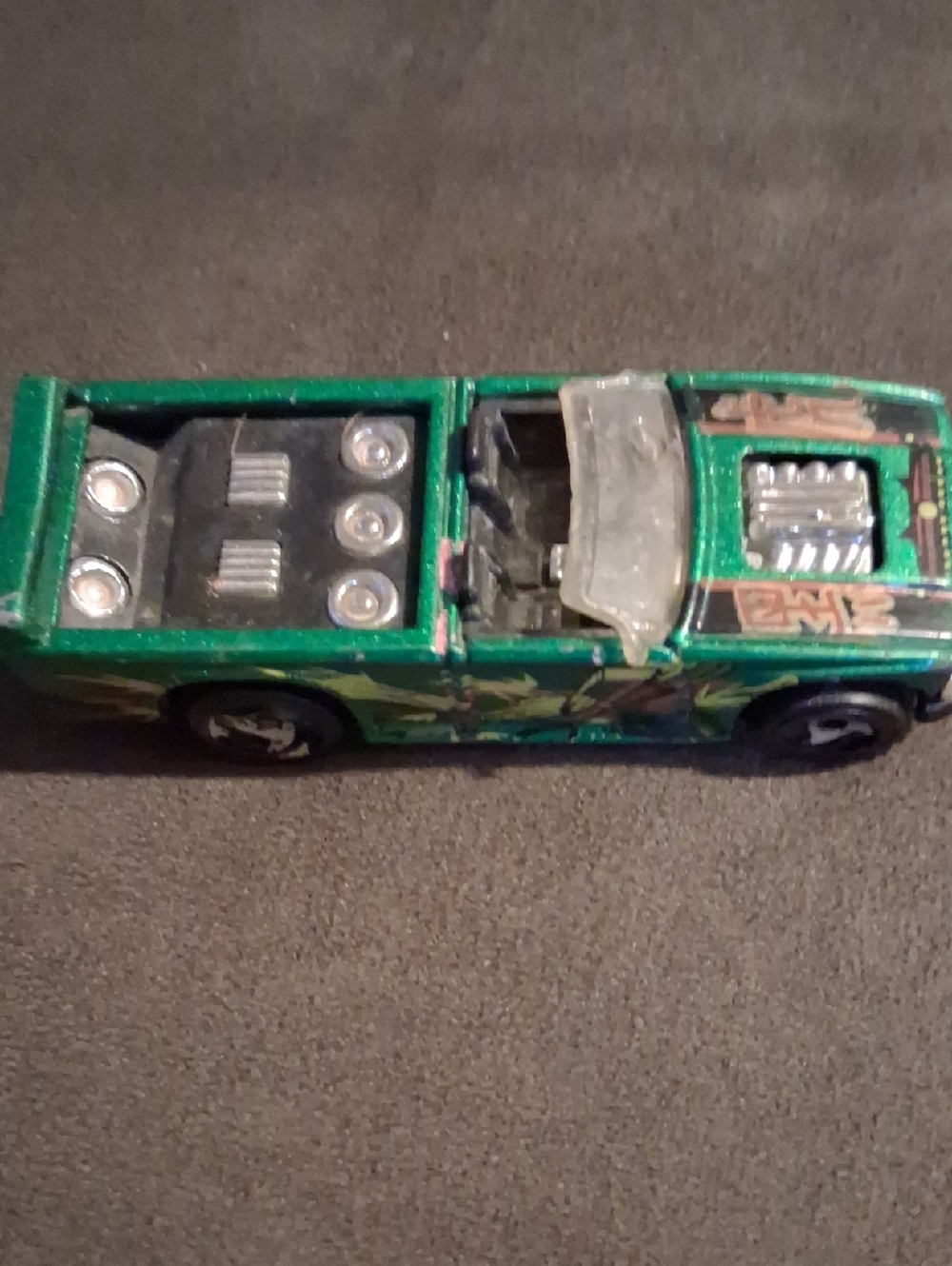 Green Toy Convertible Truck - Kids Cars & Vehicles